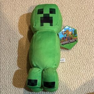 NWT Minecraft Green Creeper Plush Toy